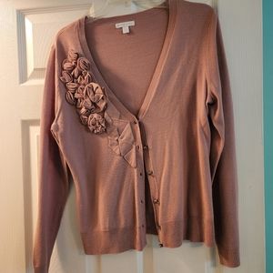 New York & Co, size L, mauve cardigan